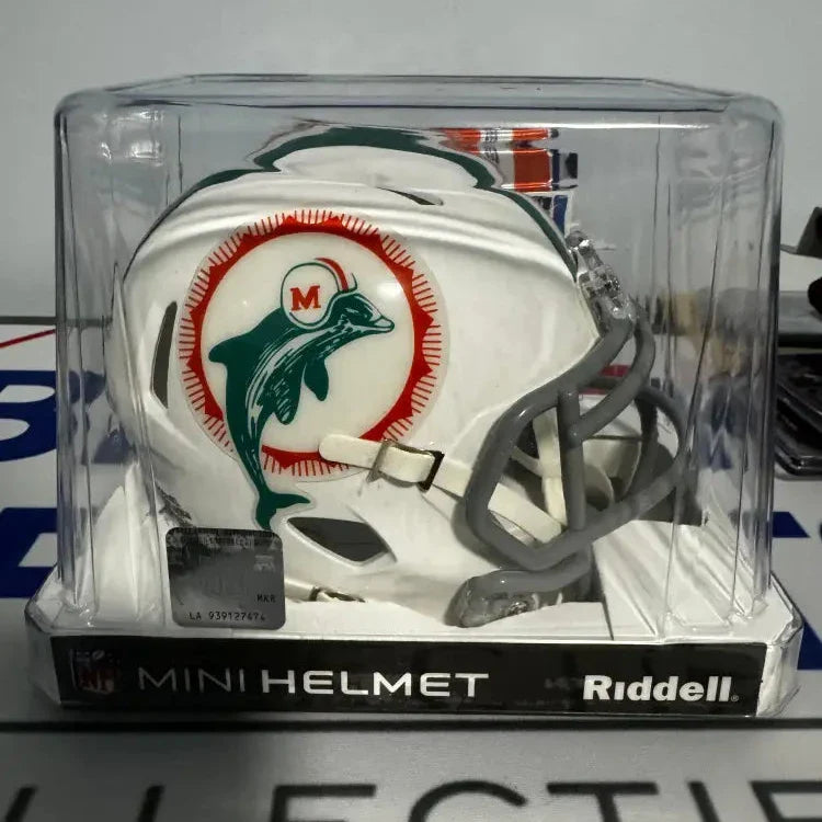 Miami Dolphins 1972 Riddell Mini Speed Throwback Helmet - NFL Break4Sports & Collectibles, LLC