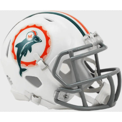 Miami Dolphins 1972 Riddell Mini Speed Throwback Helmet - NFL Break4Sports & Collectibles, LLC