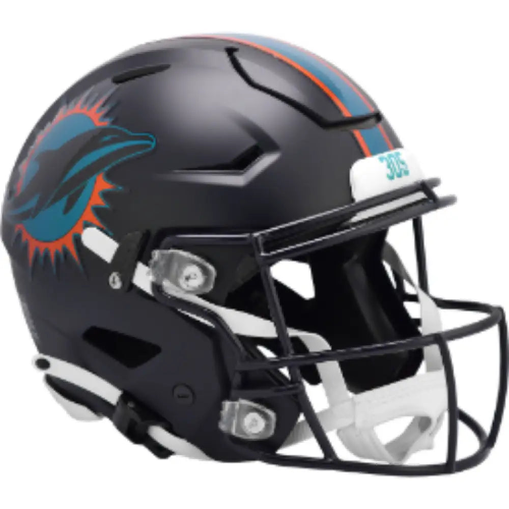 Miami Dolphins Full Size Authentic SpeedFlex Football Helmet 2025 Rivalries - NFL Break4Sports & Collectibles, LLC