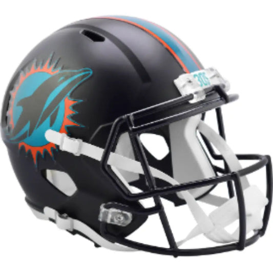Miami Dolphins Full Size Speed Replica Football Helmet 2025 Rivalries - NFL Break4Sports & Collectibles, LLC