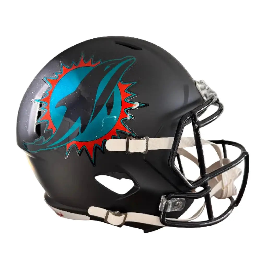 Miami Dolphins Full Size Speed Replica Football Helmet 2025 Rivalries - NFL Break4Sports & Collectibles, LLC