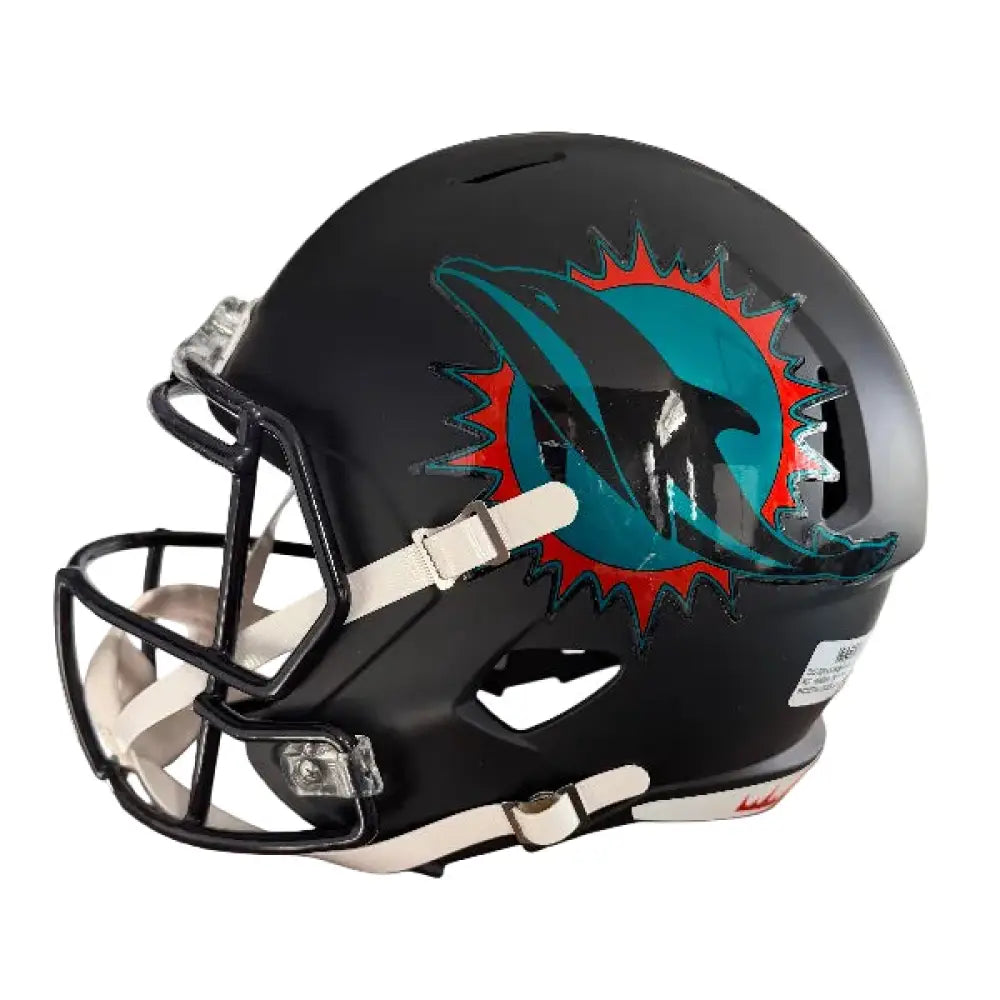 Miami Dolphins Full Size Speed Replica Football Helmet 2025 Rivalries - NFL Break4Sports & Collectibles, LLC