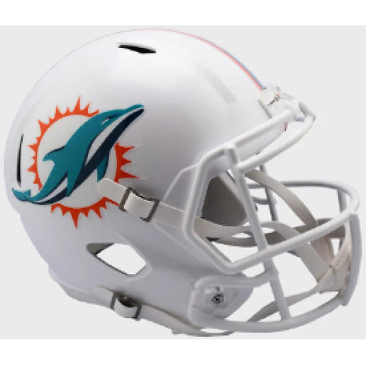 Miami Dolphins Full Size Speed Replica Football Helmet - NFL Break4Sports & Collectibles, LLC