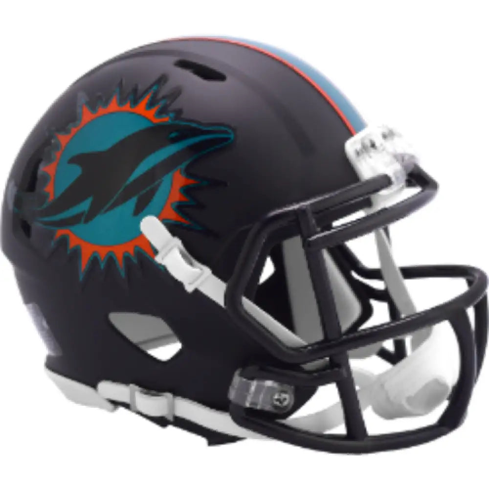 Miami Dolphins NFL Mini Speed Football Helmet 2025 Rivalries Break4Sports & Collectibles, LLC
