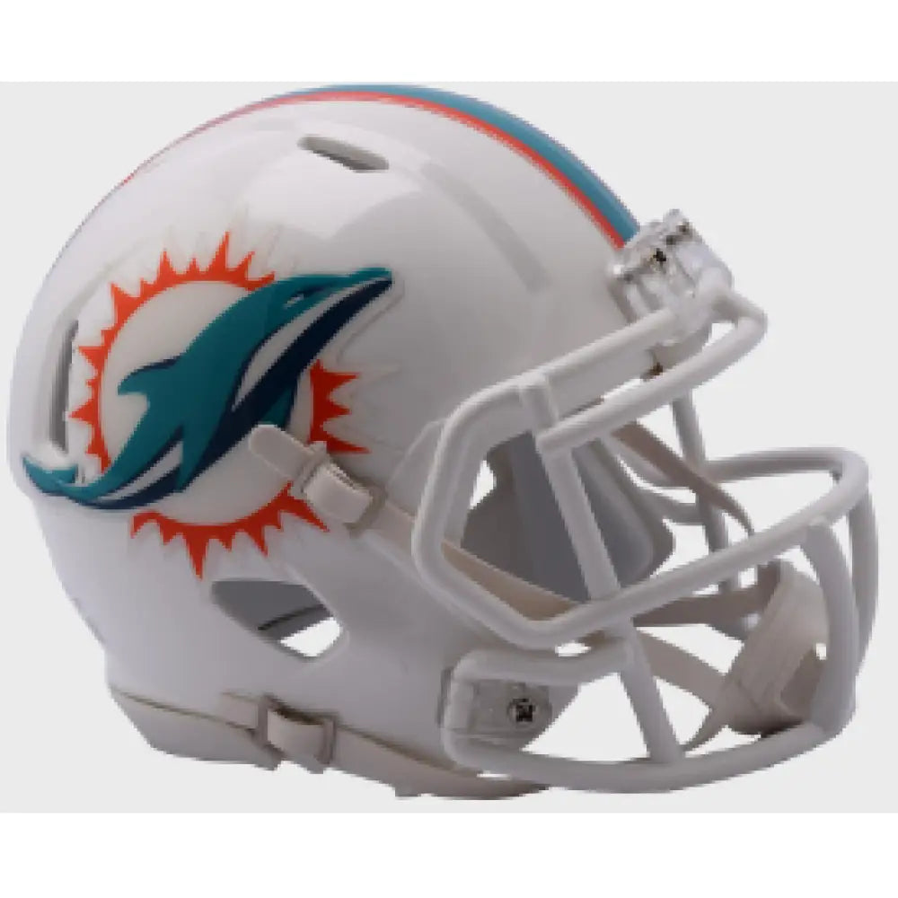 Miami Dolphins NFL Mini Speed Football Helmet Break4Sports & Collectibles, LLC
