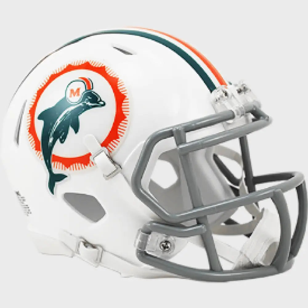 Miami Dolphins NFL Mini Speed Football Helmet Tribute Break4Sports & Collectibles, LLC