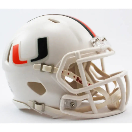 Miami Hurricanes NCAA Mini Speed Football Helmet- NCAA Break4Sports & Collectibles, LLC