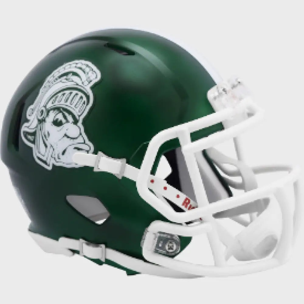 Michigan State Spartans NCAA Mini Speed Football Helmet Gruff Sparty - NCAA Break4Sports & Collectibles, LLC