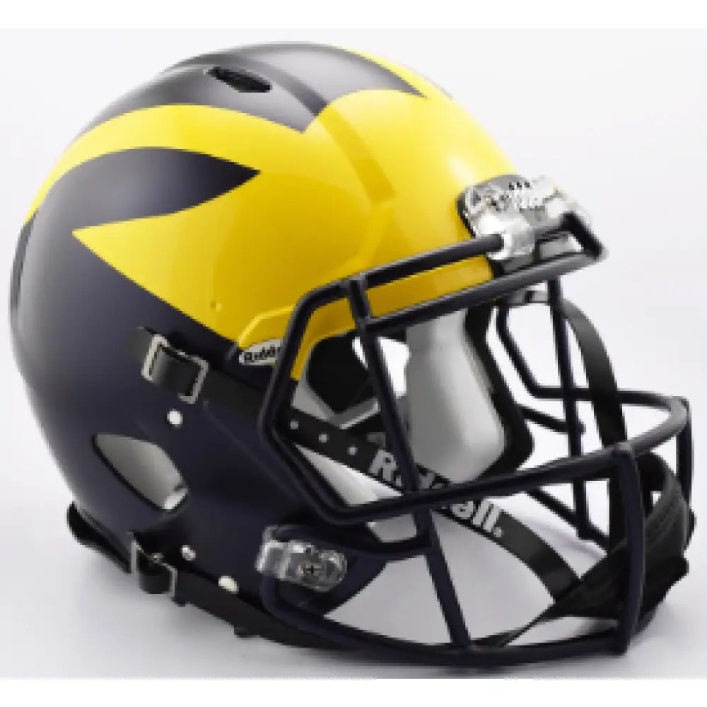 Michigan Wolverines Full Size Authentic Speed Football Helmet Painted Wings-NCAA Break4Sports & Collectibles, LLC