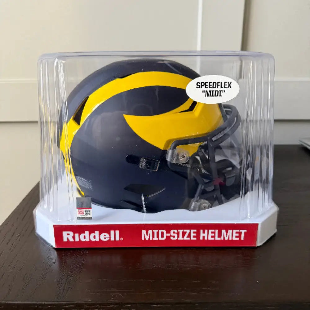 Michigan Wolverines NCAA Mid Size SpeedFlex Helmet-NCAA Break4Sports & Collectibles, LLC