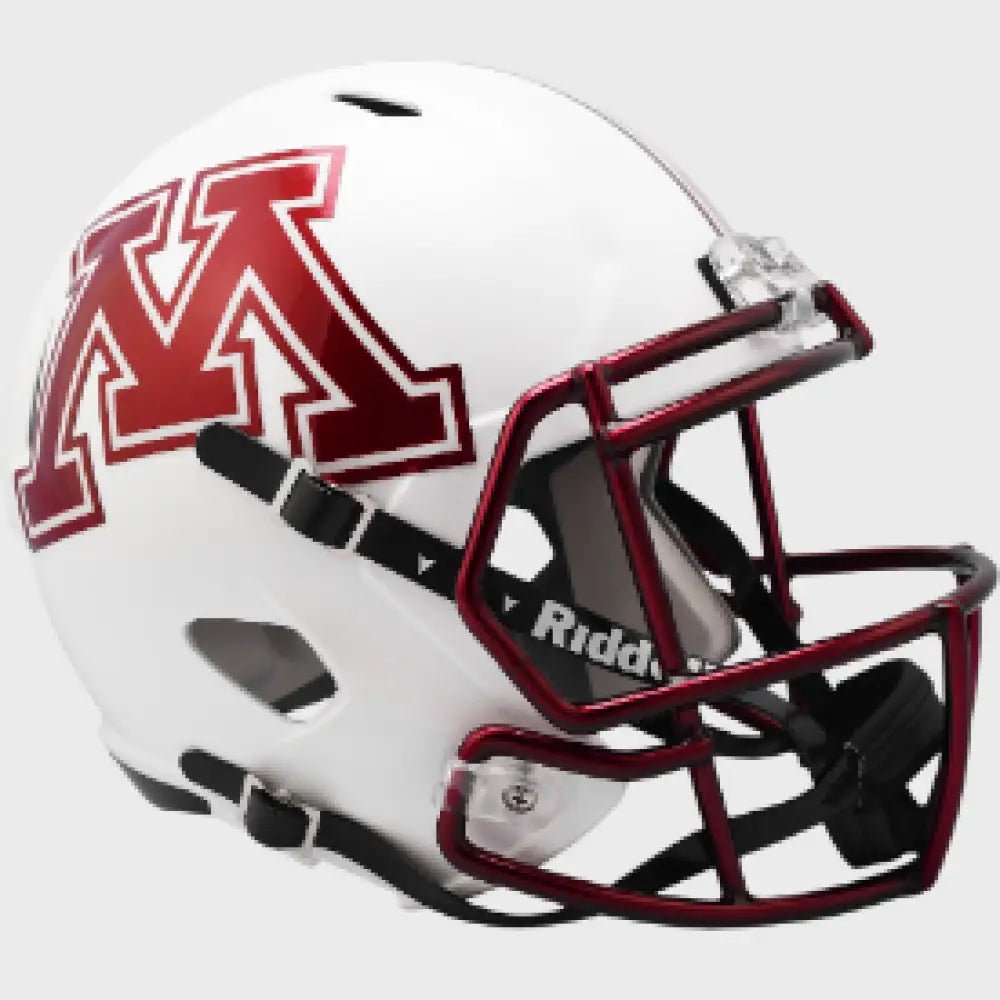 Minnesota Golden Gophers Full Size Speed Replica Football Helmet Chrome Decal - NCAA Break4Sports & Collectibles, LLC