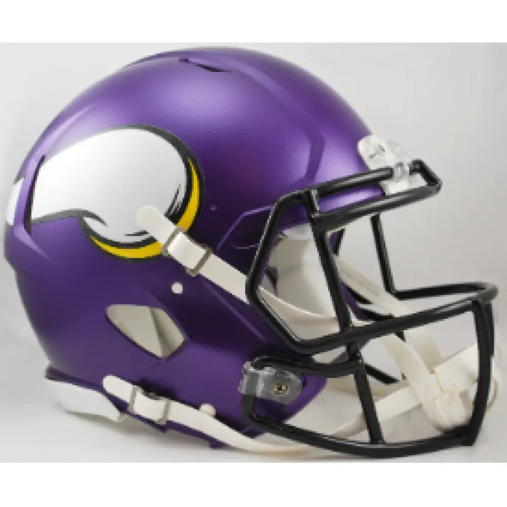Minnesota Vikings Full Size Authentic Speed Football Helmet Satin Purple - NFL Break4Sports & Collectibles, LLC
