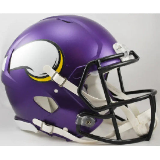 Minnesota Vikings Full Size Authentic Speed Football Helmet Satin Purple - NFL Break4Sports & Collectibles, LLC