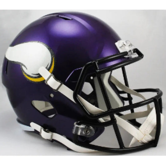 Minnesota Vikings Full Size Speed Replica Football Helmet Satin Purple - NFL Break4Sports & Collectibles, LLC