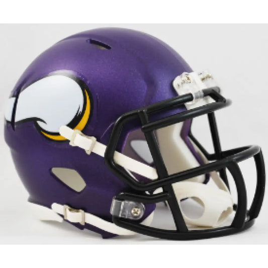 Minnesota Vikings NFL Mini Speed Football Helmet Satin Purple Break4Sports & Collectibles, LLC