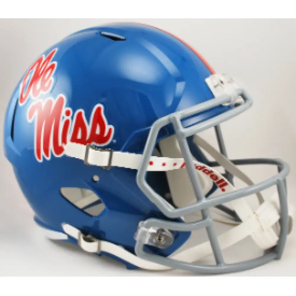 Mississippi (Ole Miss) Rebels Full Size Speed Replica Football Helmet Powder Blue - NCAA Break4Sports & Collectibles, LLC