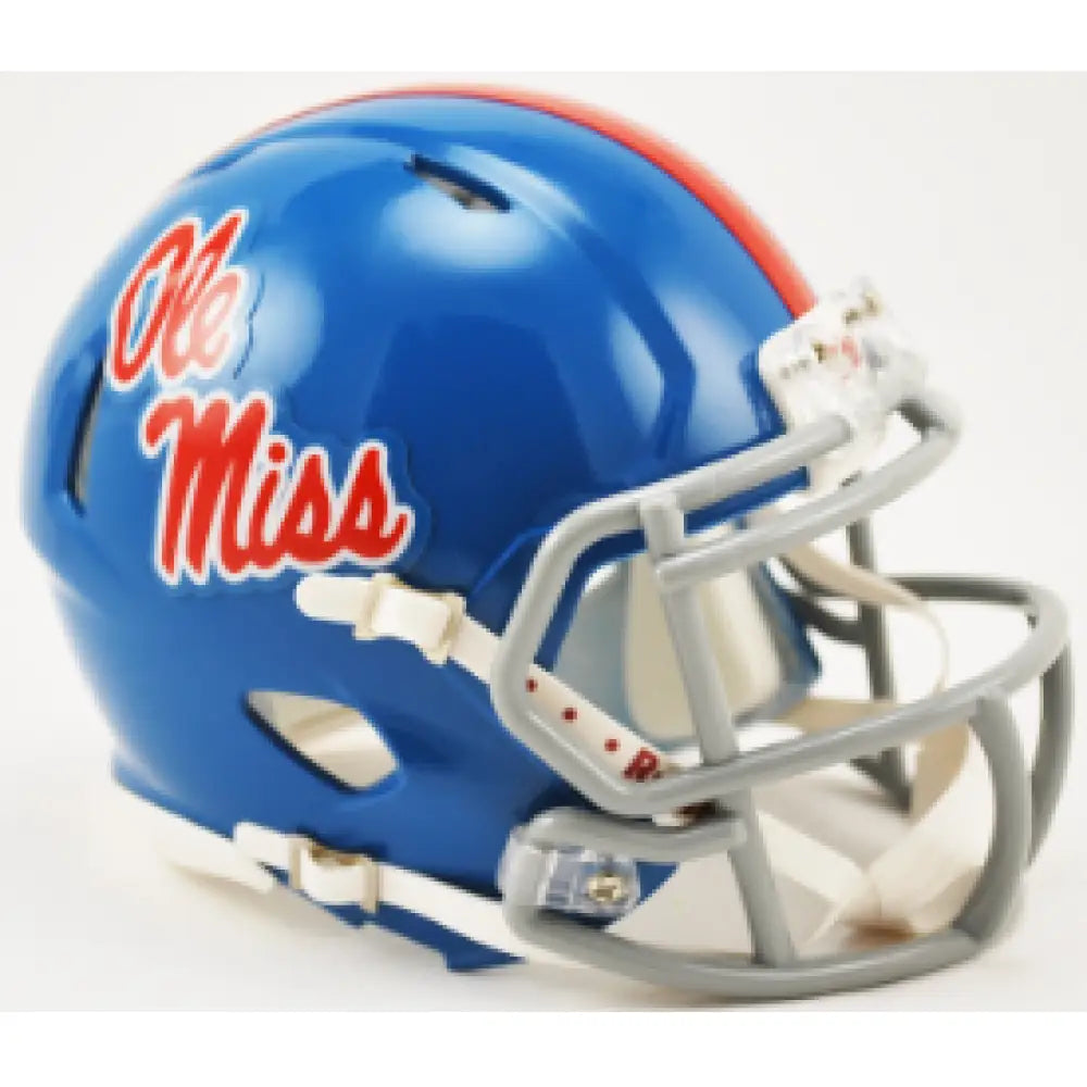 Mississippi (Ole Miss) Rebels NCAA Mini Speed Football Helmet Powder Blue - NCAA Break4Sports & Collectibles, LLC