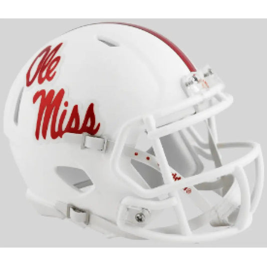 Mississippi (Ole Miss) Rebels NCAA Mini Speed Football White Helmet - NCAA Break4Sports & Collectibles, LLC