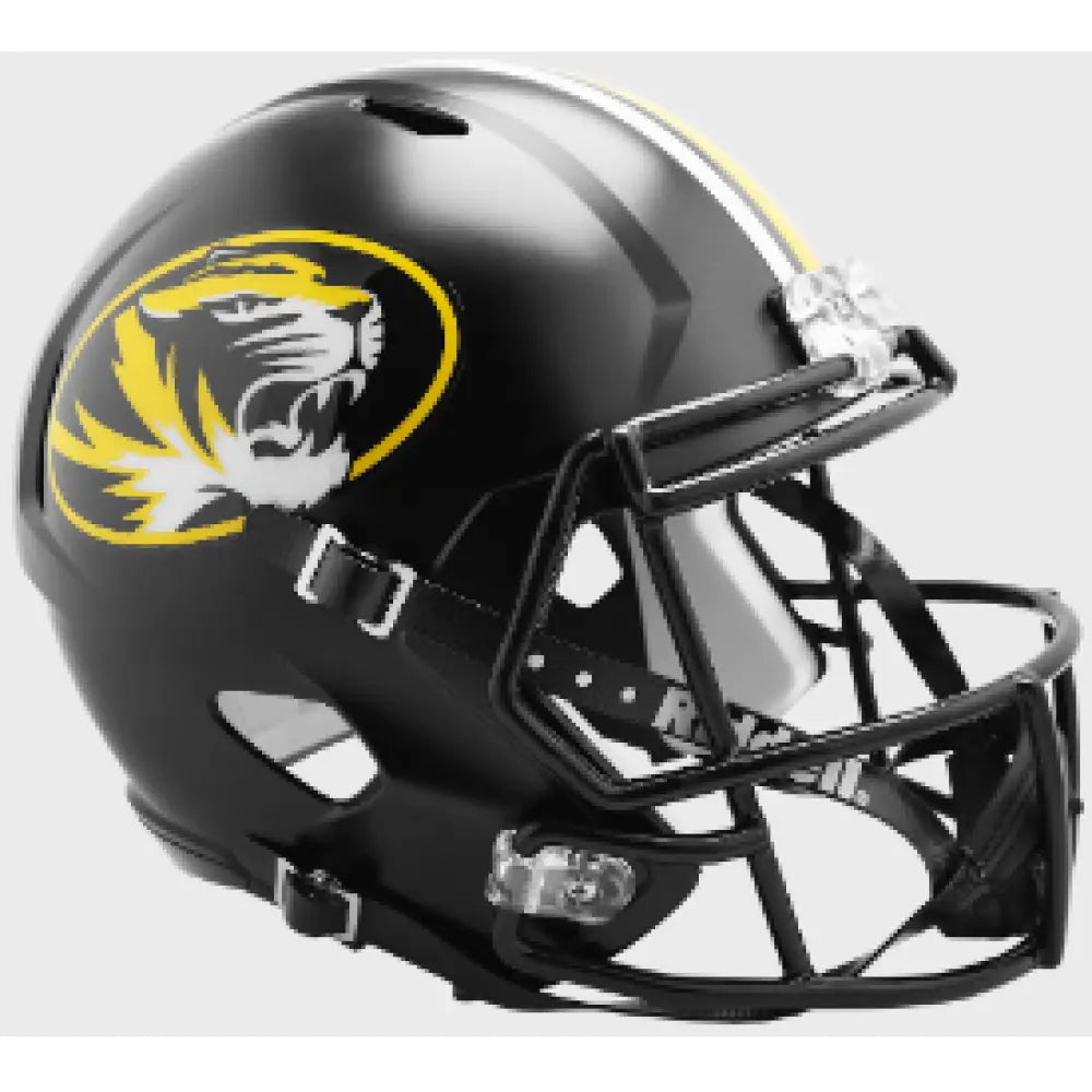 Missouri Tigers Full Size Speed Replica Football Helmet Anodized Black - NCAA Break4Sports & Collectibles, LLC