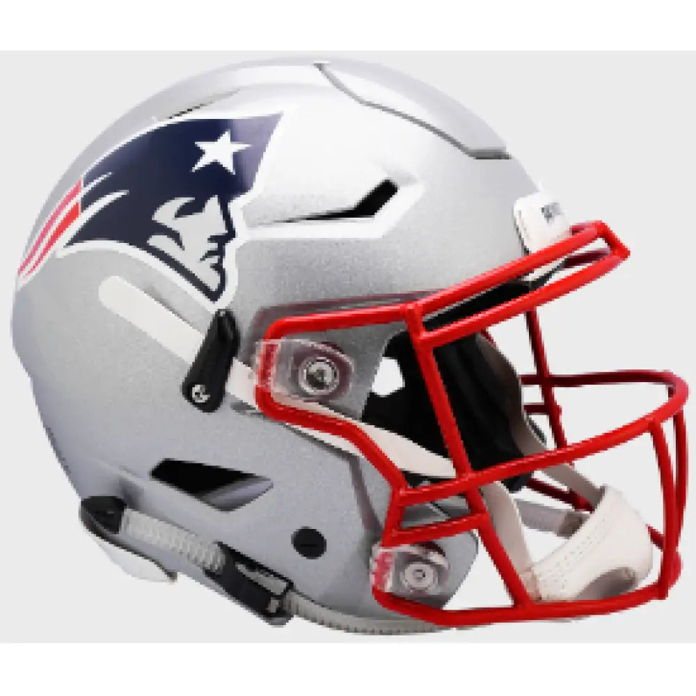 New England Patriots Full Size Authentic Speedflex Football Helmet - NFL Break4Sports & Collectibles, LLC
