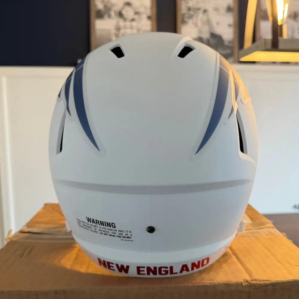 New England Patriots Full Size Speed Replica Football Helmet 2025 Rivalries - NFL Break4Sports & Collectibles, LLC