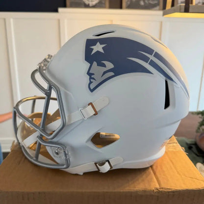 New England Patriots Full Size Speed Replica Football Helmet 2025 Rivalries - NFL Break4Sports & Collectibles, LLC