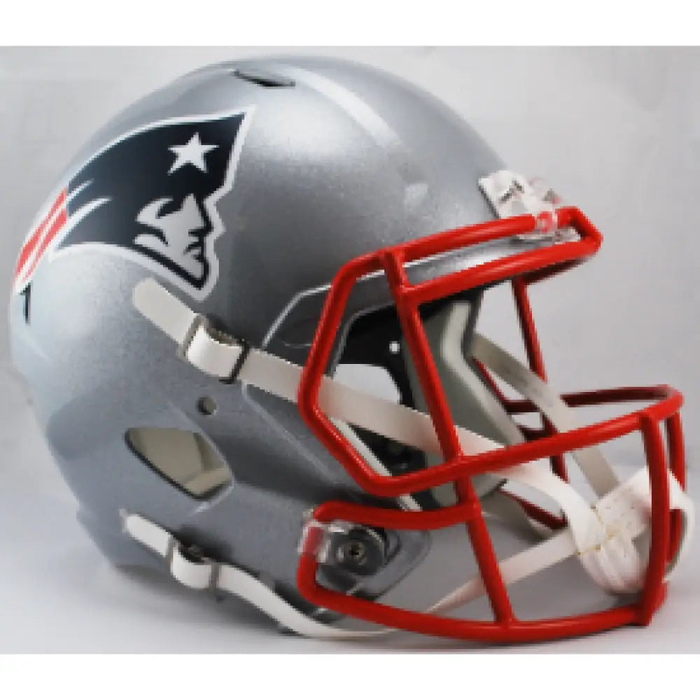New England Patriots Full Size Speed Replica Football Helmet - NFL Break4Sports & Collectibles, LLC
