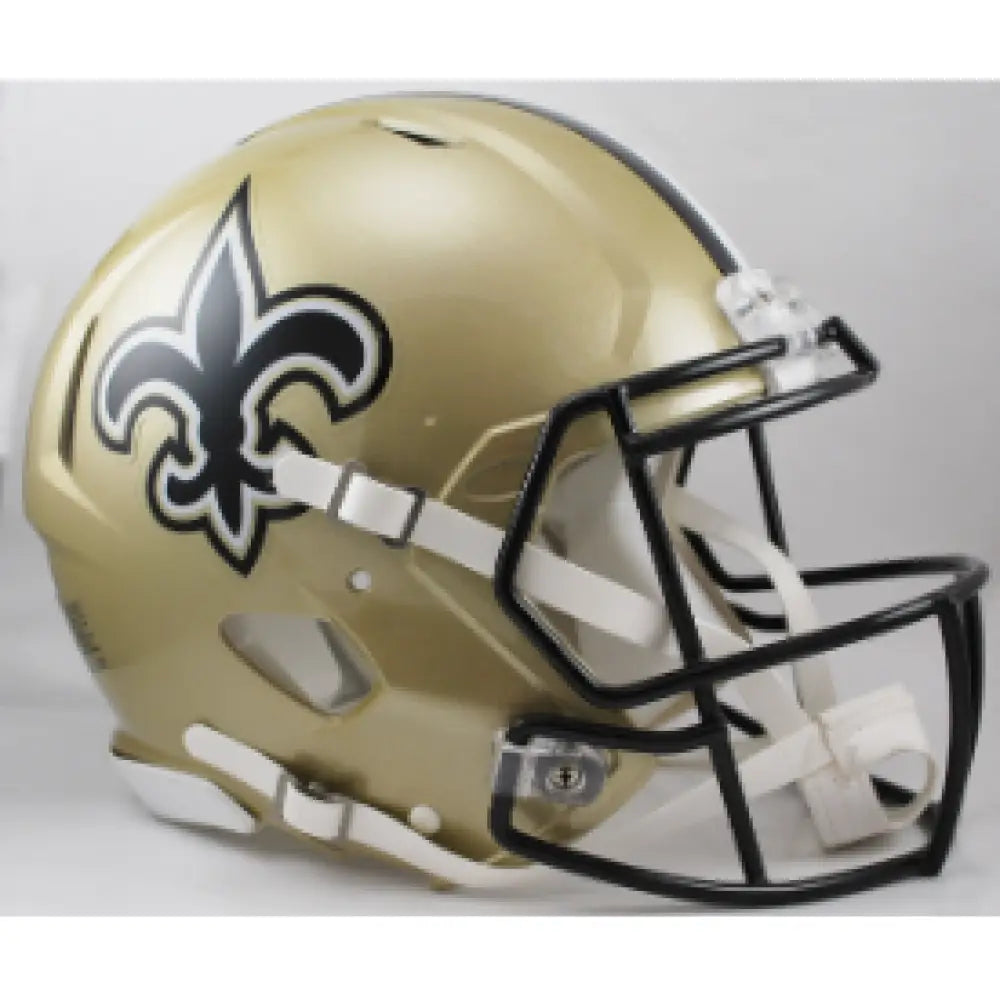 New Orleans Saints Full Size Authentic Speed Football Helmet - NFL Break4Sports & Collectibles, LLC