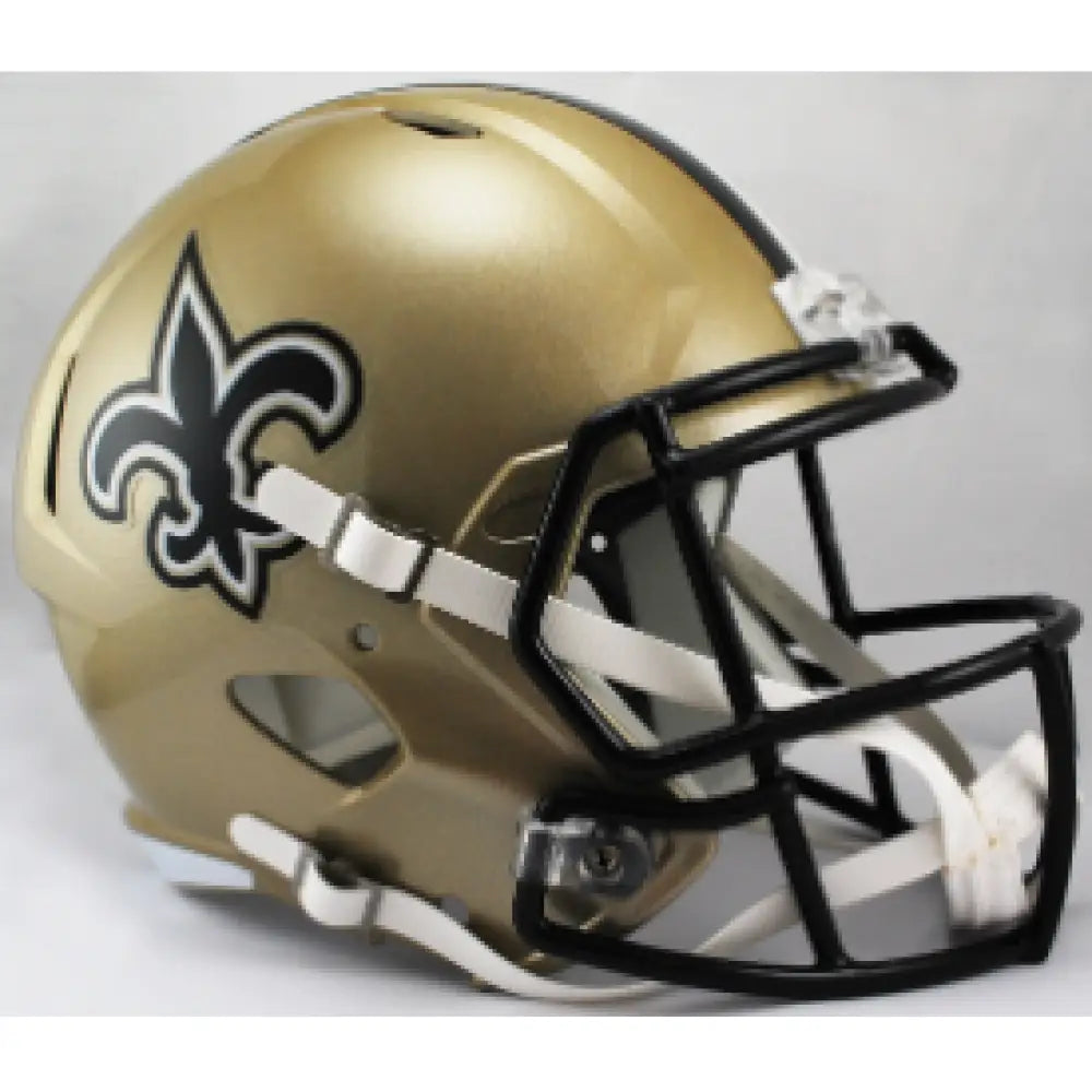 New Orleans Saints Full Size Speed Replica Football Helmet - NFL Break4Sports & Collectibles, LLC