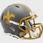 New Orleans Saints NFL Mini Speed Football Helmet SLATE NFL Break4Sports & Collectibles, LLC