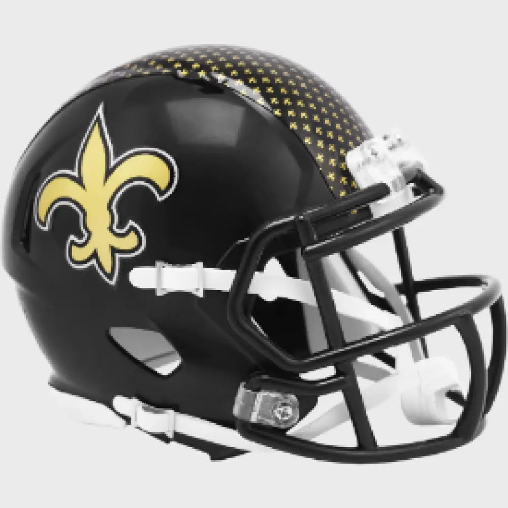 New Orleans Saints Riddell Mini Helmet 2022 Alternate - NFL Break4Sports & Collectibles, LLC
