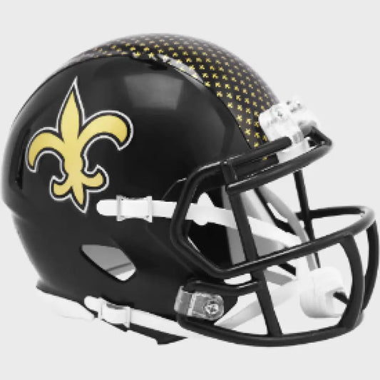 New Orleans Saints Riddell Mini Helmet 2022 Alternate - NFL Break4Sports & Collectibles, LLC