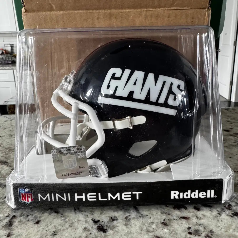 New York Giants 1981 to 1999 Riddell Mini Speed Throwback Helmet - NFL Break4Sports & Collectibles, LLC