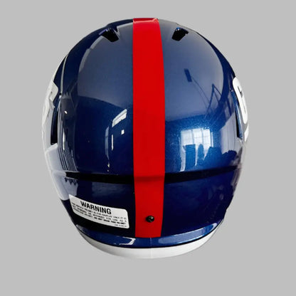 New York Giants Full Size Speed Replica Football Helmet Color Rush - NFL Break4Sports & Collectibles, LLC