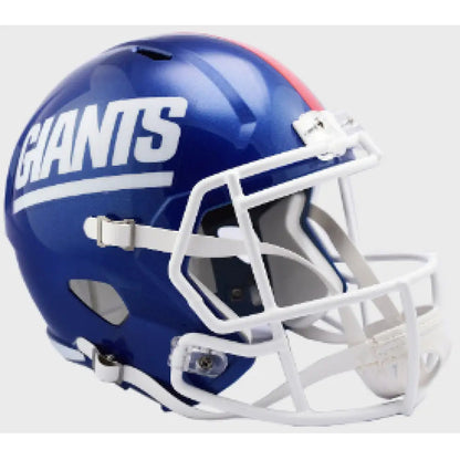 New York Giants Full Size Speed Replica Football Helmet Color Rush - NFL Break4Sports & Collectibles, LLC