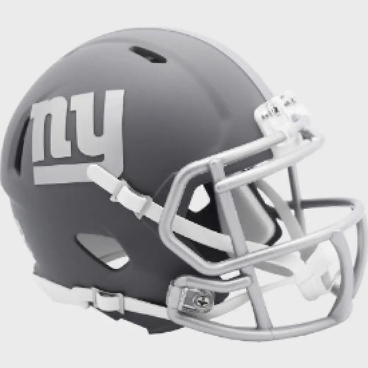 New York Giants NFL Mini Speed Football Helmet SLATE NFL Break4Sports & Collectibles, LLC