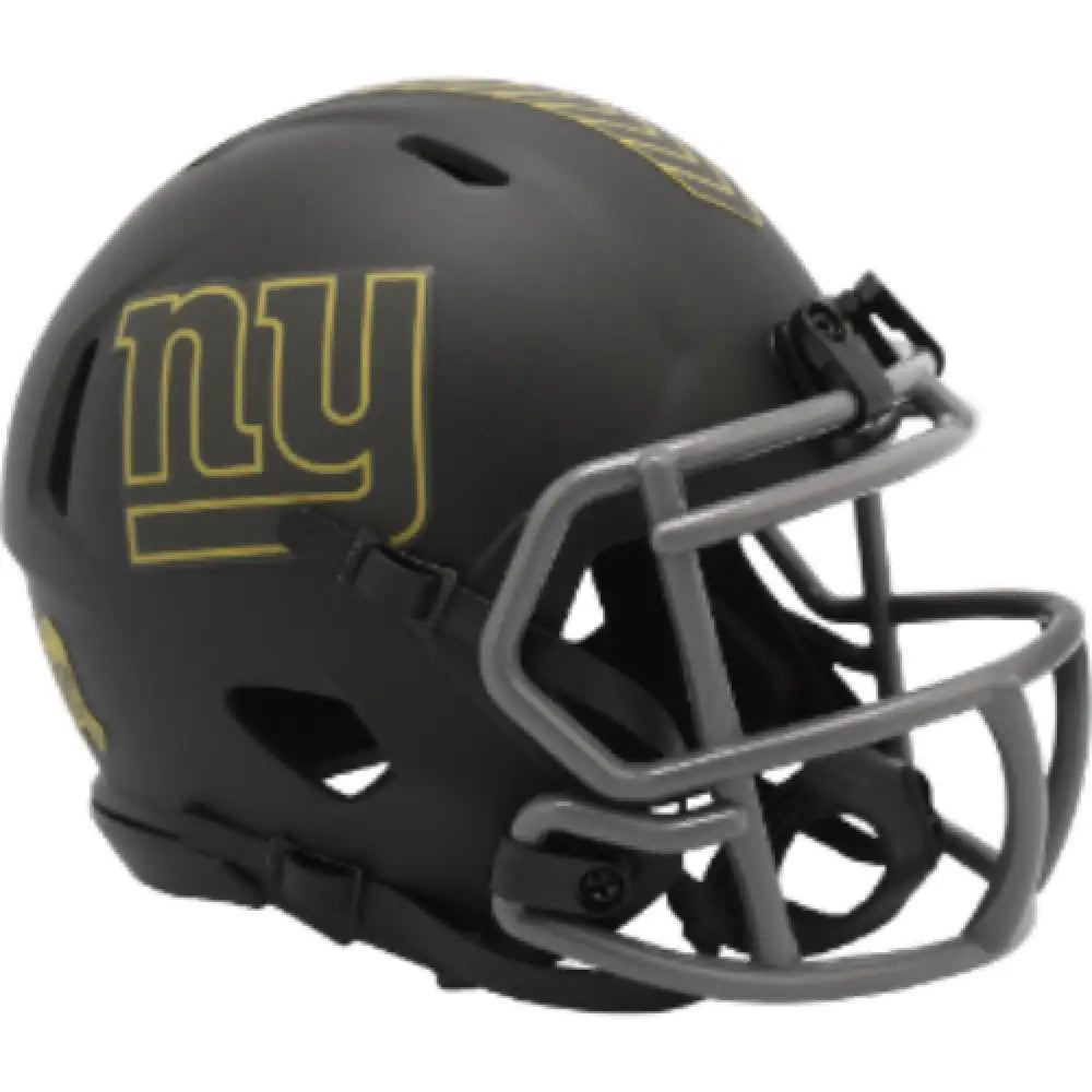 New York Giants SALUTE TO SERVICE 4 Mini Speed Football Helmet NFL Break4Sports & Collectibles, LLC