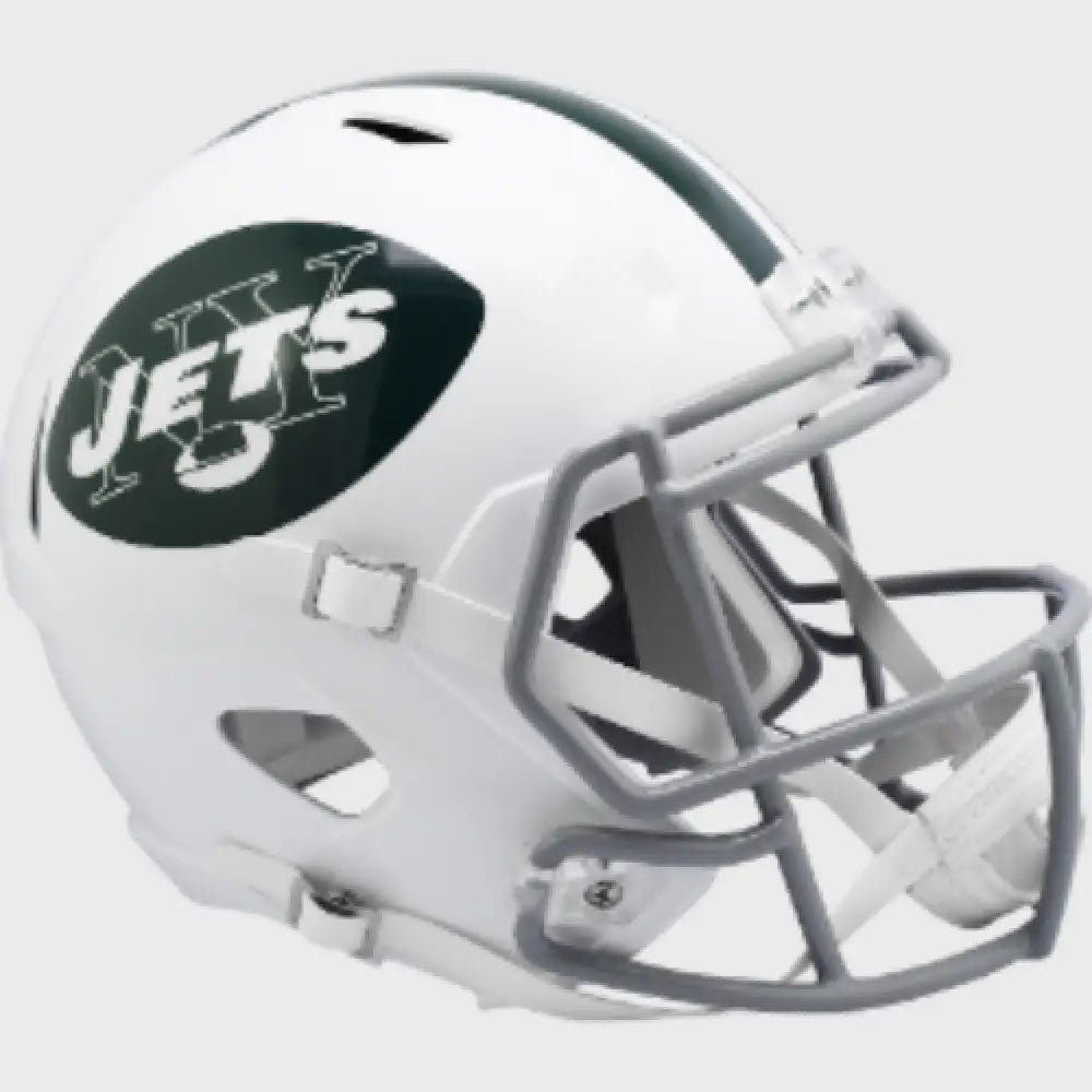 New York Jets Full Size 1965 to 1977 Speed Replica Throwback Football Helmet - NFL Break4Sports & Collectibles, LLC