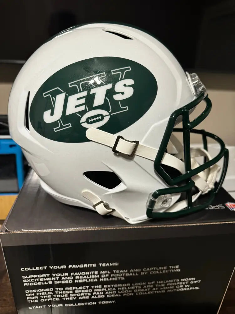 New York Jets Full Size 1998 to 2018 Speed Replica Throwback Helmet - NFL Break4Sports & Collectibles, LLC