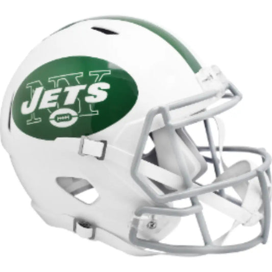 New York Jets Full Size Speed Replica Football Helmet 2024 On-Field Alternate - NFL Break4Sports & Collectibles, LLC