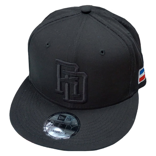 Dominican Republic SnapBack NE Black Cap RD Peligro Sports