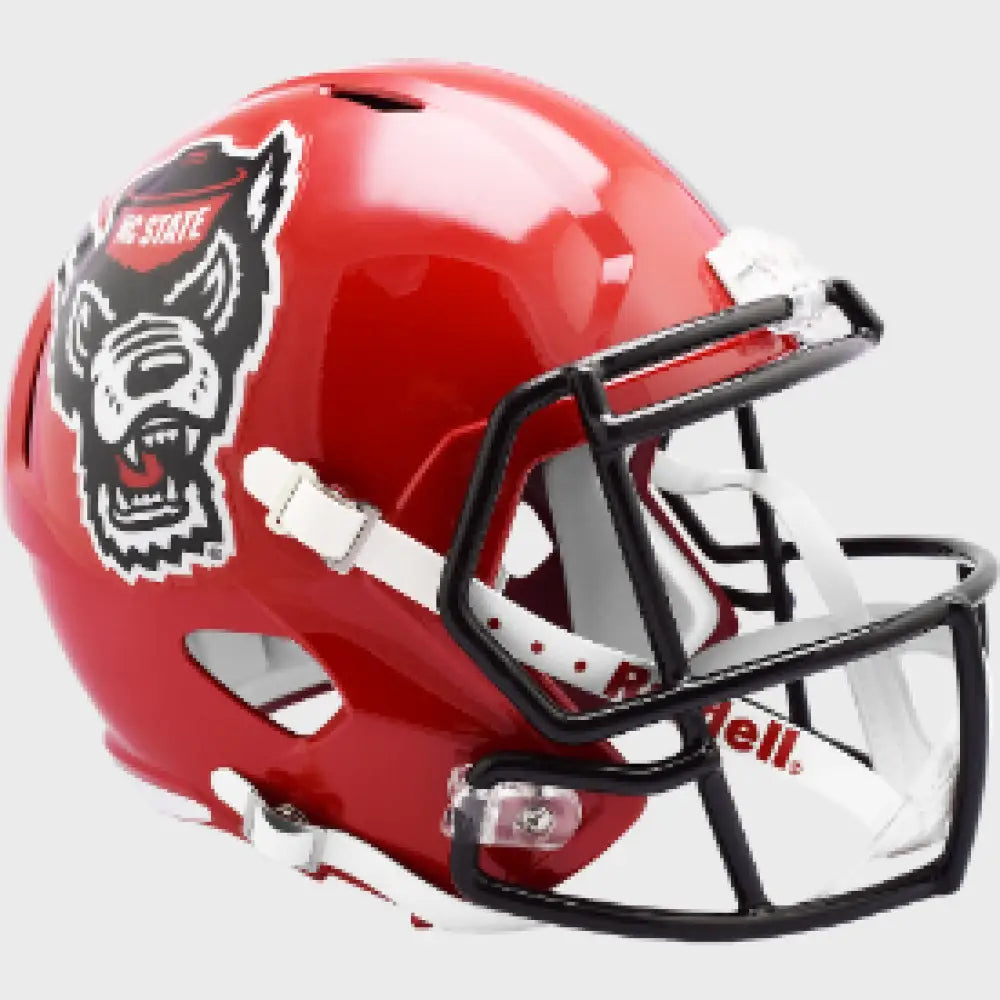 North Carolina State Wolfpack Full Size Speed Replica Football Helmet Red Tuffy- NCAA Break4Sports & Collectibles, LLC
