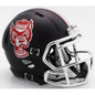 North Carolina State Wolfpack NCAA Mini Speed Football Helmet Black Howl - NCAA Break4Sports & Collectibles, LLC