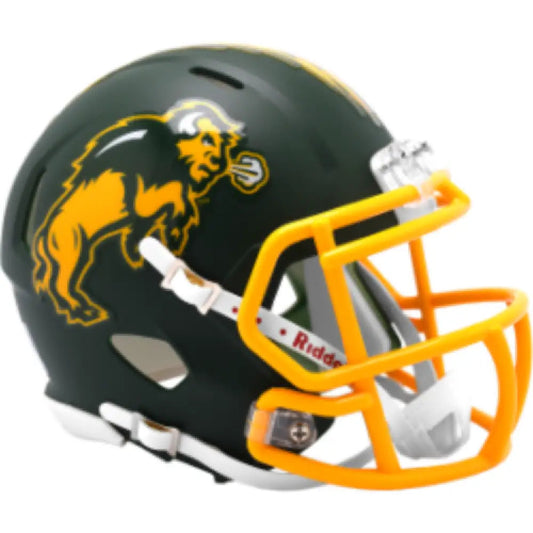 North Dakota State Bison NCAA Mini Speed Football Helmet Flat Green - NCAA Break4Sports & Collectibles, LLC