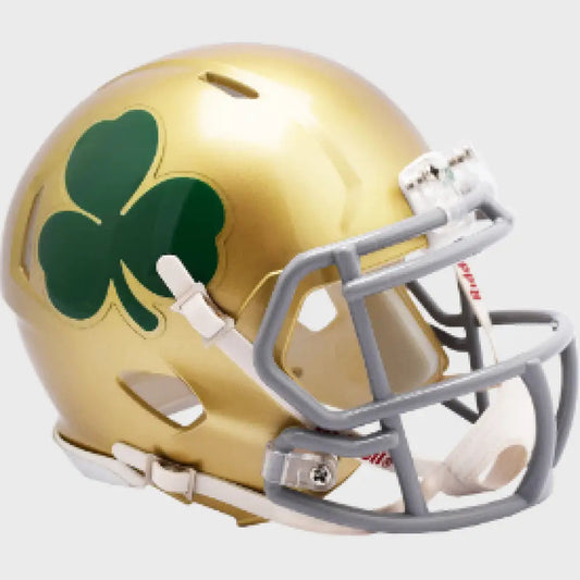 Notre Dame Fighting Irish NCAA Mini Speed Football Helmet Shamrock Break4Sports & Collectibles, LLC