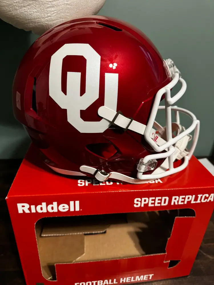 Oklahoma Sooners Full Size Replica Speed Football Helmet- NCAA Break4Sports & Collectibles, LLC