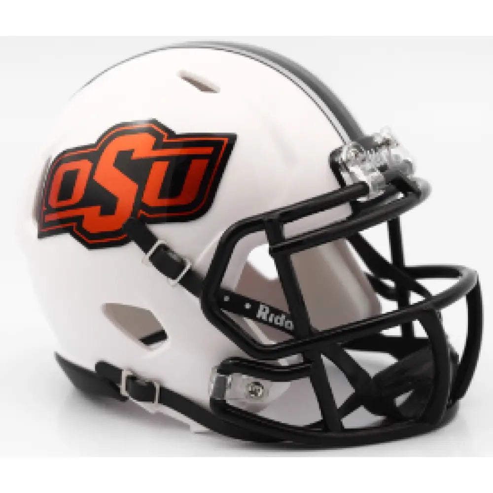 Oklahoma State Cowboys NCAA Mini Speed Football Helmet Chrome Decal - NCAA Break4Sports & Collectibles, LLC