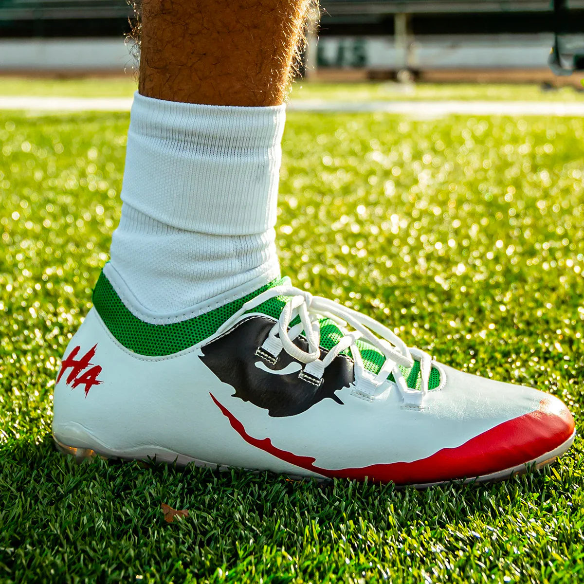The Officially Licensed Joker Football Cleats - Velocity 2.0 by Phenom Elite Phenom Elite Brand