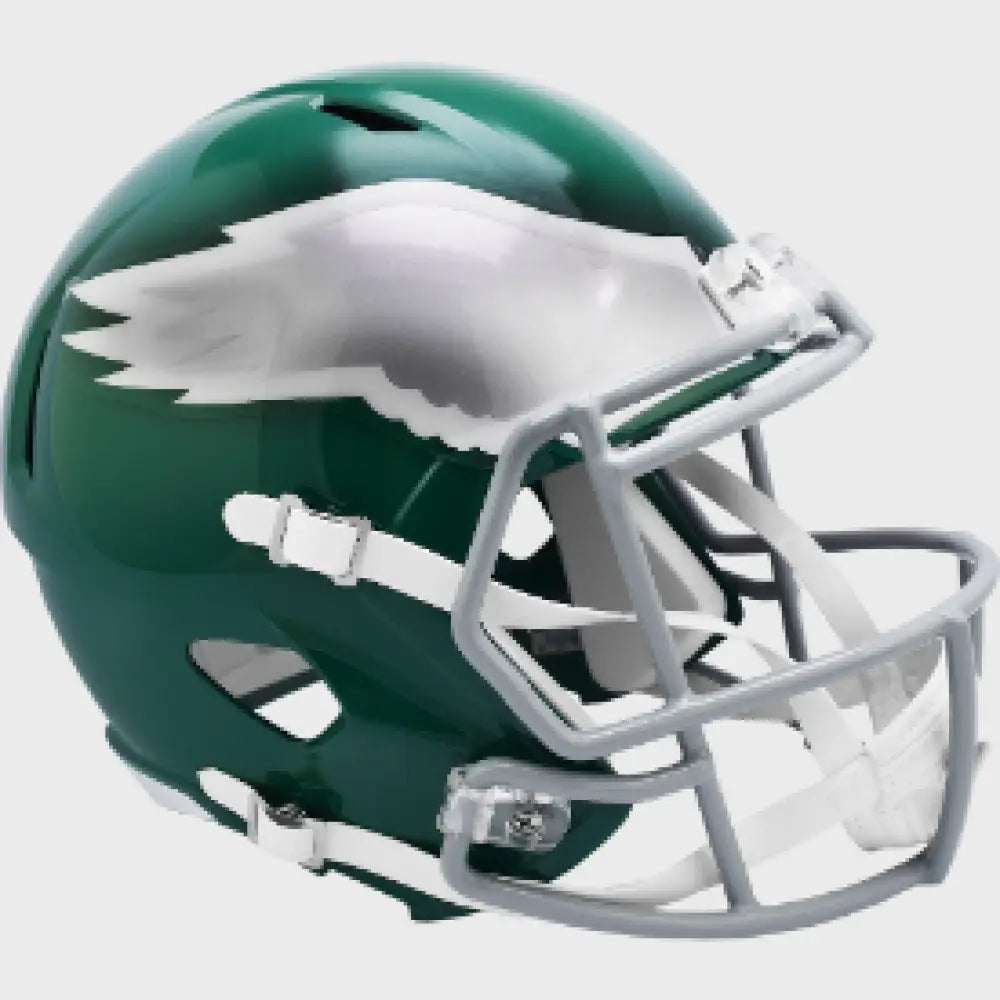 Philadelphia Eagles Full Size 1974 to 1995 Speed Replica Throwback Helmet - NFL Break4Sports & Collectibles, LLC