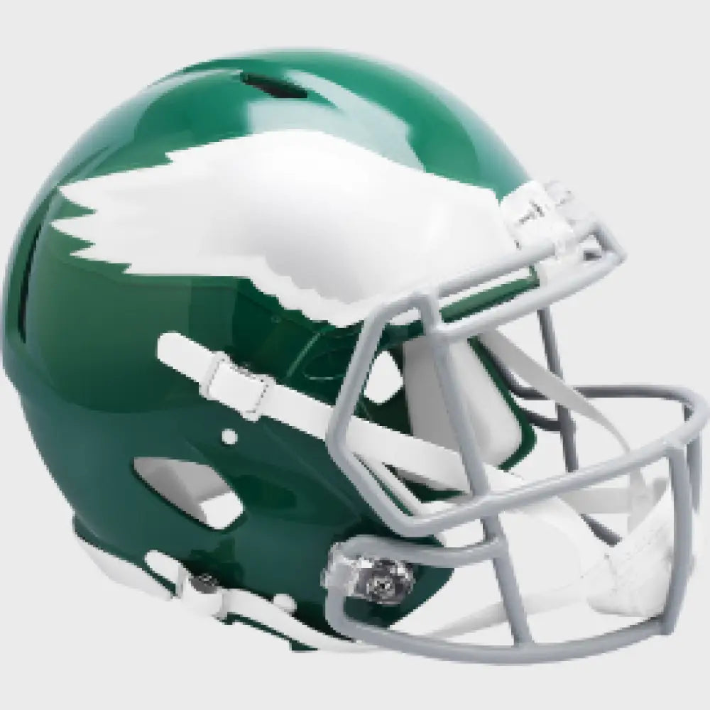 Philadelphia Eagles Full Size Authentic 1974 to 1995 Speed Throwback Football Helmet - NFL Break4Sports & Collectibles, LLC